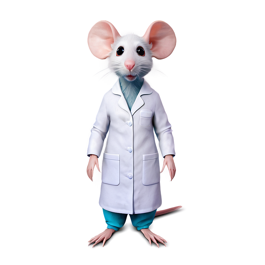 Rat In Lab Coat Png Vsu96 PNG image