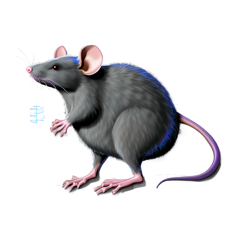 Rat Sketch Png 05042024 PNG image