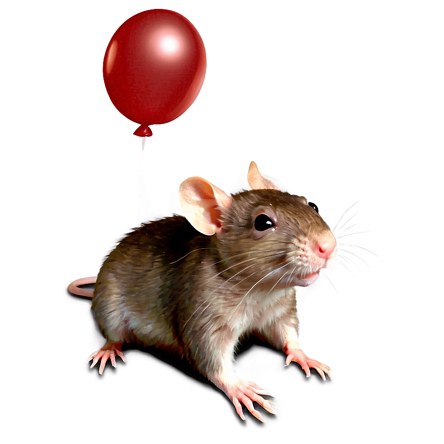 Rat With Balloon Png Uyt8 PNG image