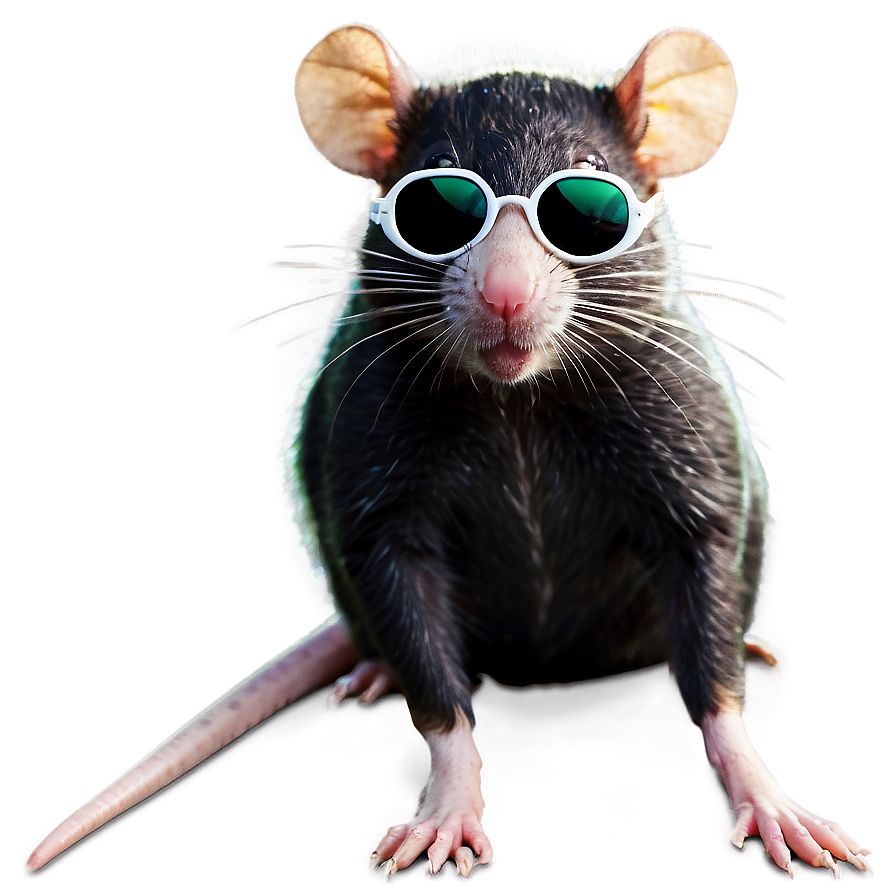 Rat With Sunglasses Png Ytm PNG image