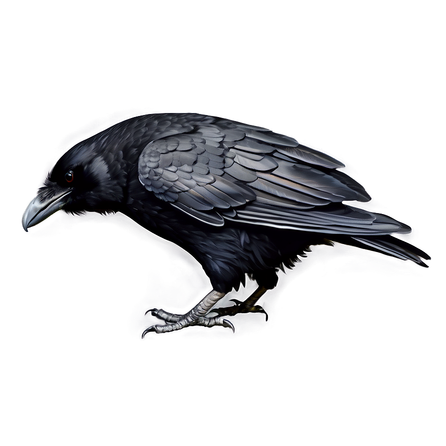 Raven Bird Black Png Slt PNG image