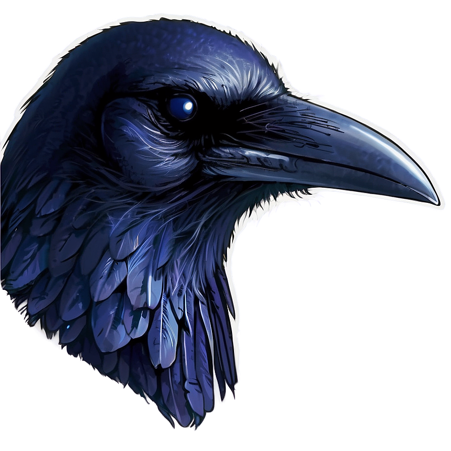 Raven Head Png 64 PNG image