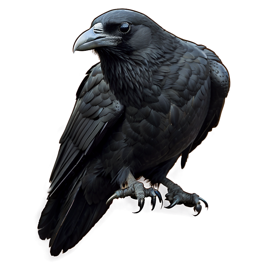 Raven In Gothic Style Png Vvm17 PNG image