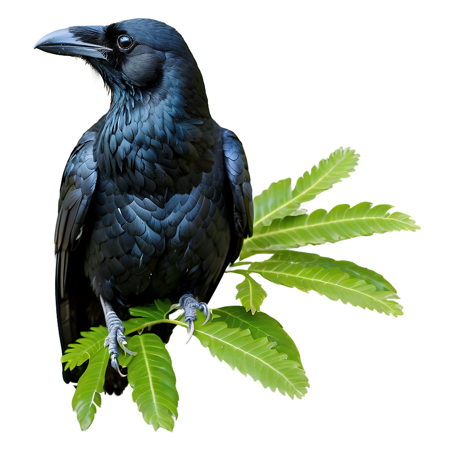 Raven In Nature Png 05062024 PNG image