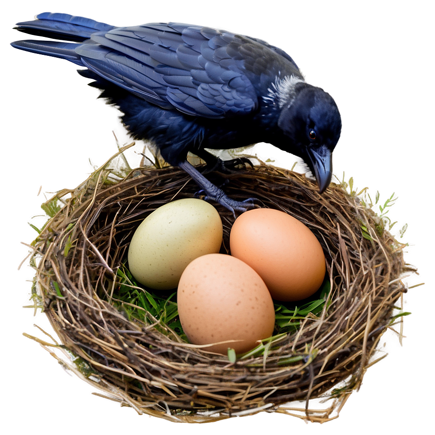 Raven Nest With Eggs Png 23 PNG image