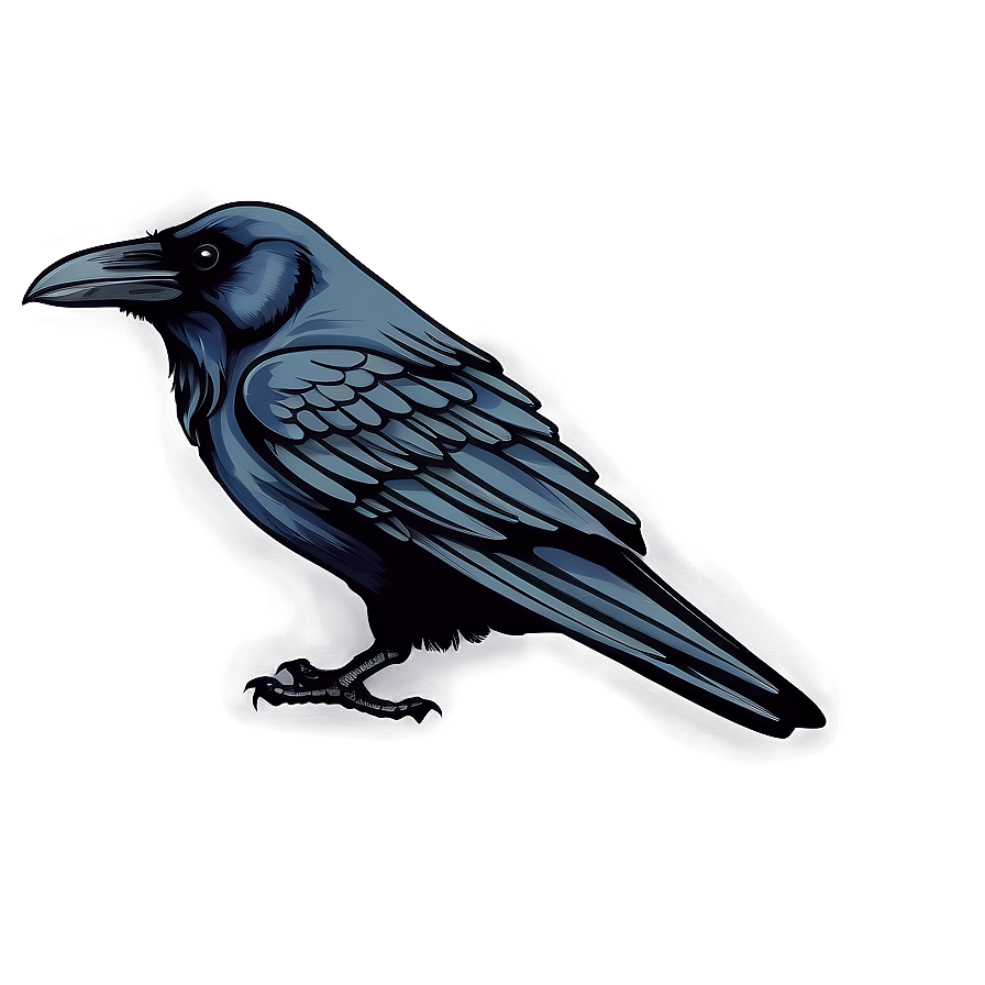 Raven Tattoo Design Png Reh5 PNG image