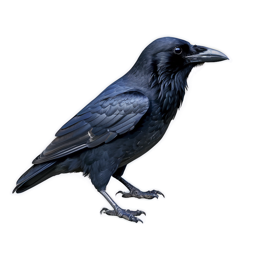 Raven With Crown Png 48 PNG image