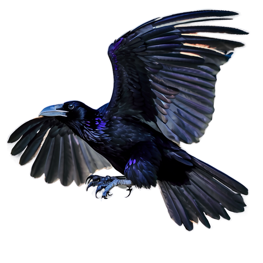 Ravens Flock At Sunset Png 82 PNG image