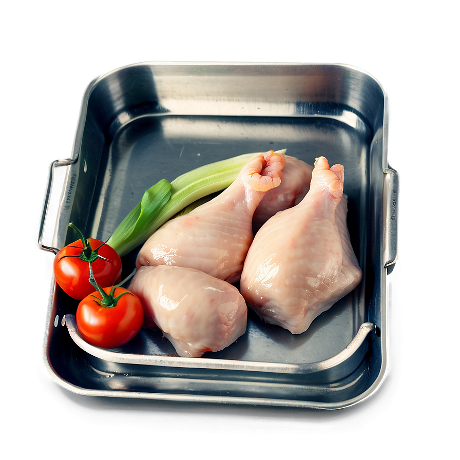 Raw Chicken In Tray Png 06272024 PNG image