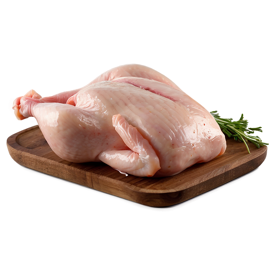 Raw Chicken With Herbs Png 35 PNG image