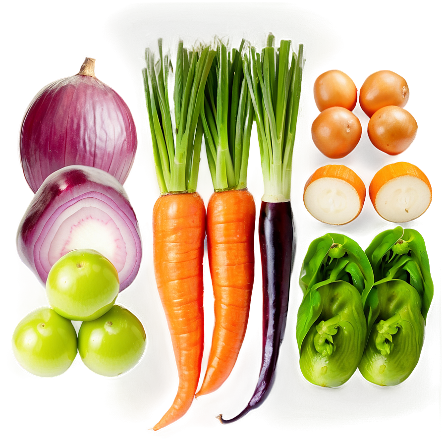 Raw Vegetables Png 05242024 PNG image