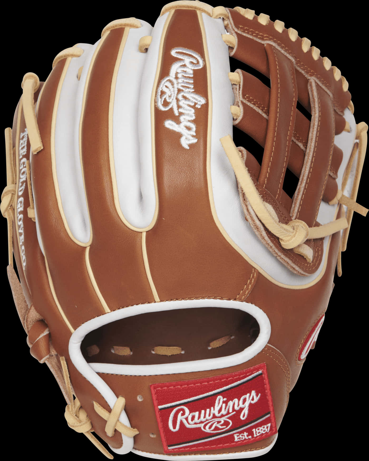 Rawlings Leather Baseball Glove PNG image