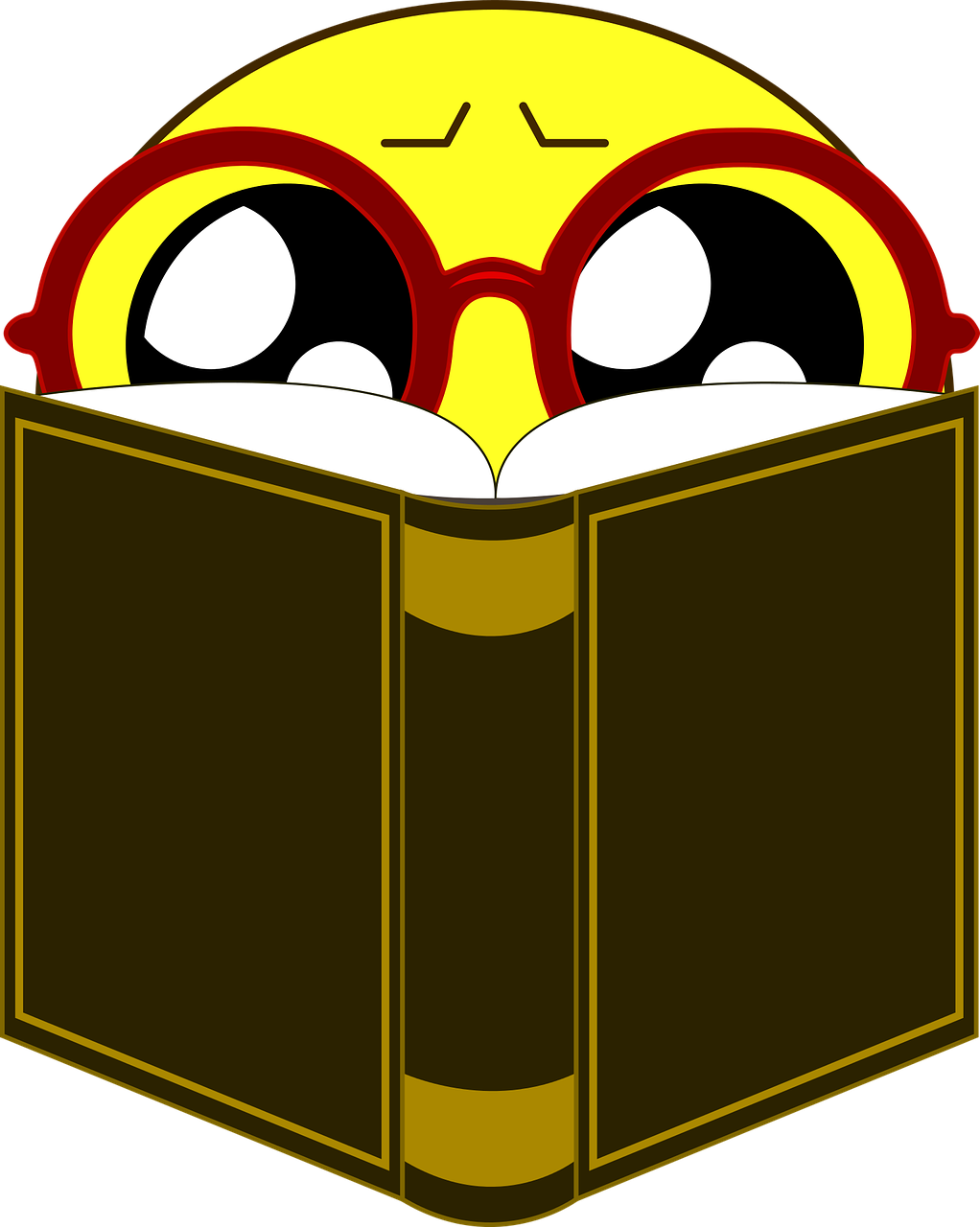 Reading Sunglasses Emoji PNG image