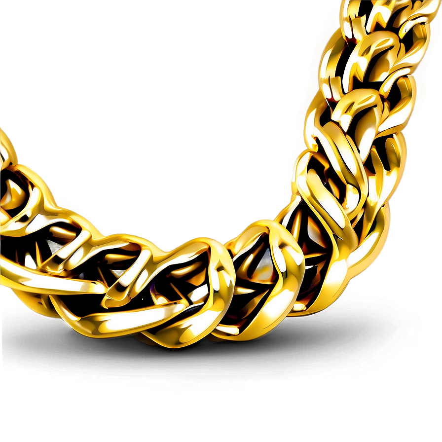 Real Gold Chain Png 05042024 PNG image