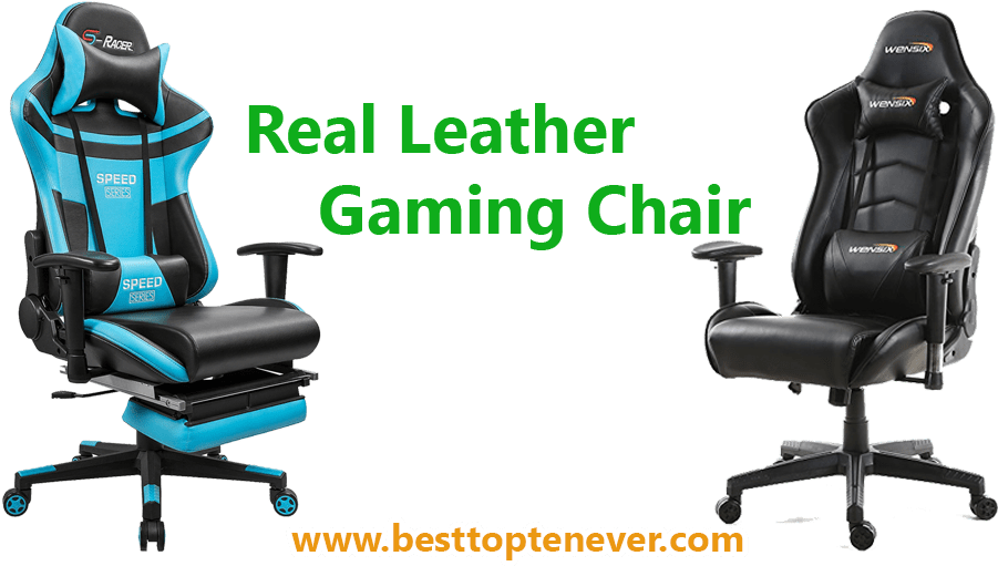 Real Leather Gaming Chair Comparison PNG image