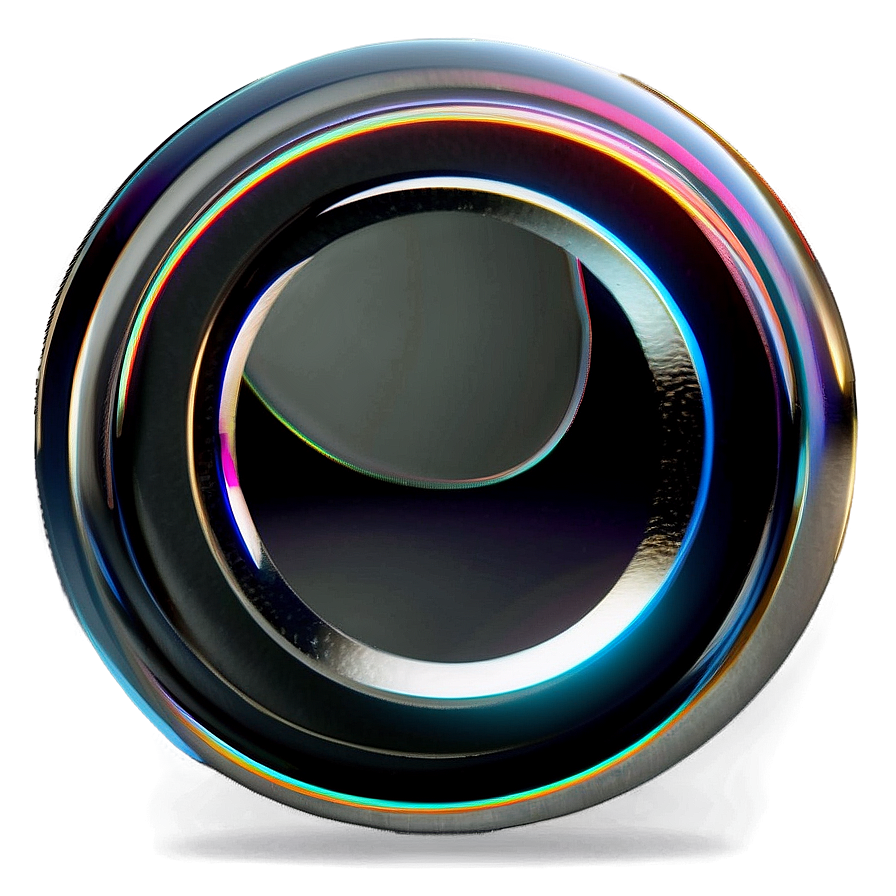 Realistic 3d Circle Render Png Tol PNG image