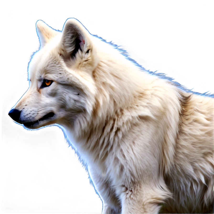 Realistic Arctic Wolf Png 06292024 PNG image