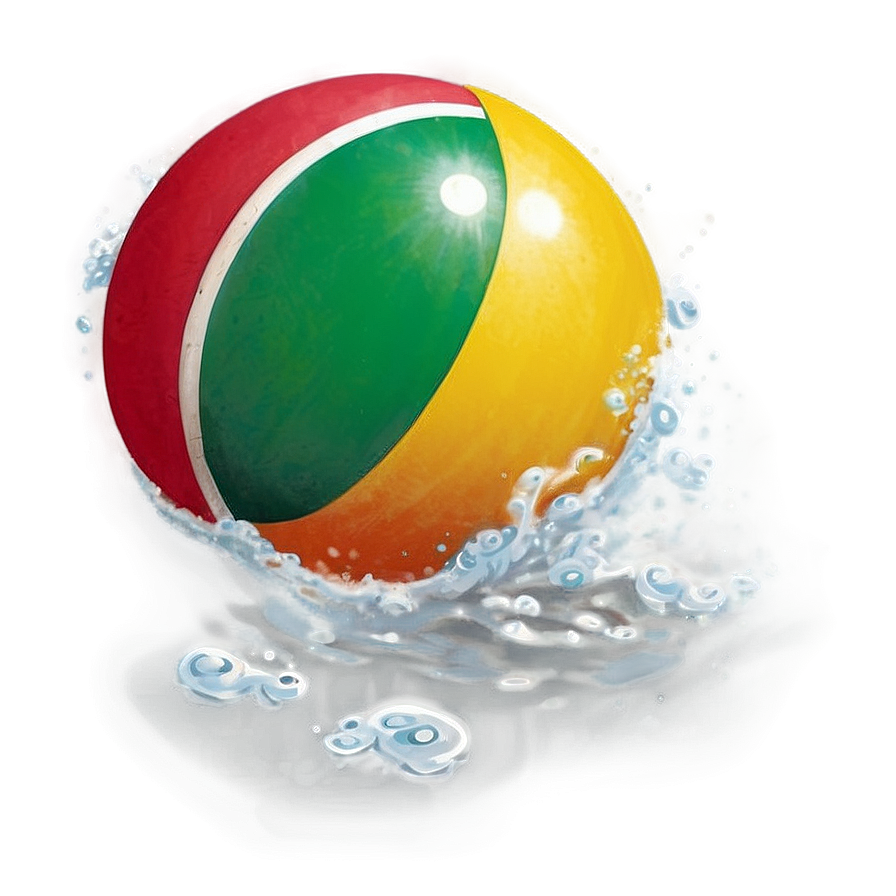 Realistic Beach Ball Png Eyv PNG image