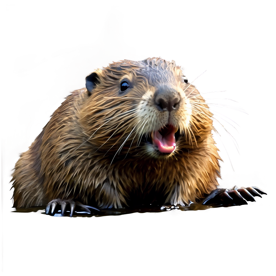 Realistic Beaver Illustration Png Vgf68 PNG image