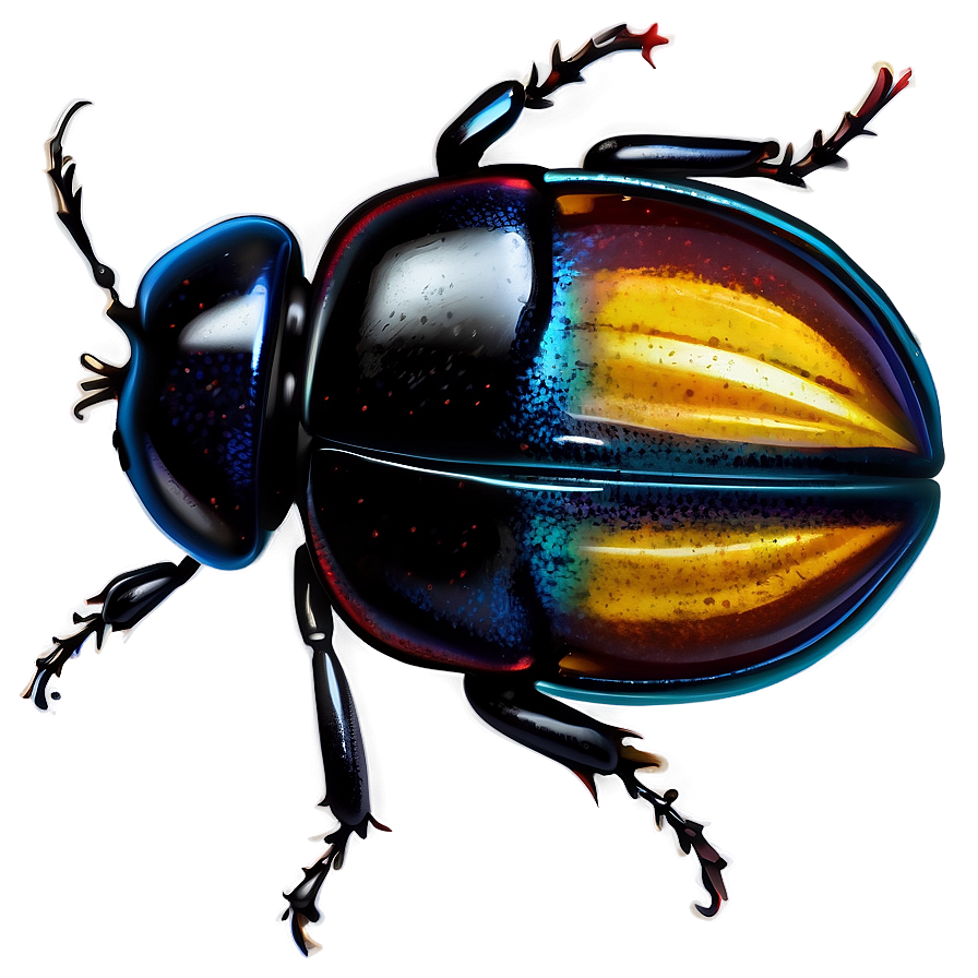 Realistic Beetle Drawing Png 05242024 PNG image