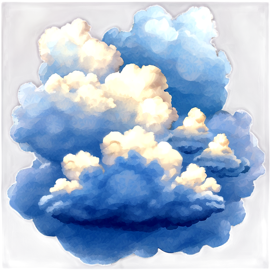 Realistic Blue Clouds Png 06202024 PNG image