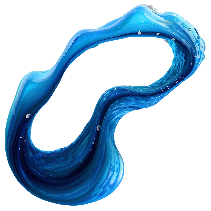 Realistic Blue Wave Png 19 PNG image