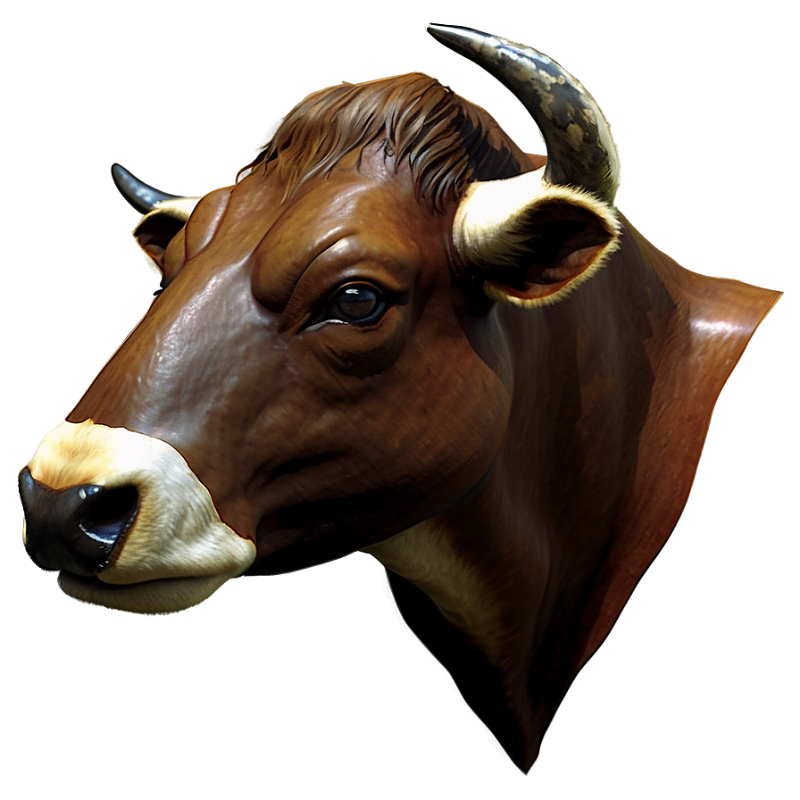 Realistic Bull Head Png Iqn86 PNG image