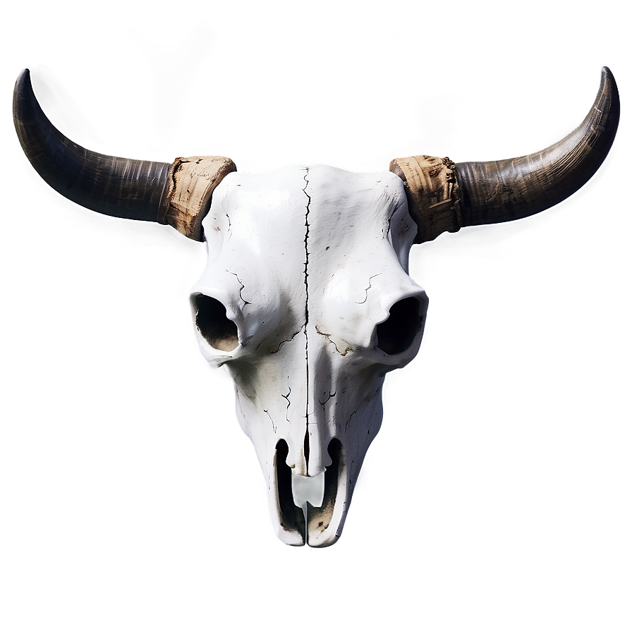 Realistic Bull Skull Png 06122024 PNG image