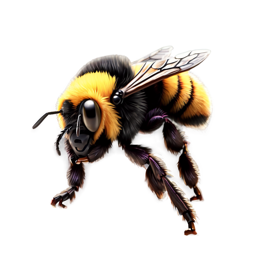 Realistic Bumblebee Insect Png 05252024 PNG image