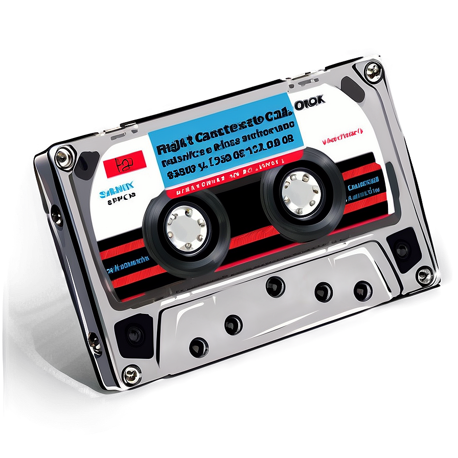 Realistic Cassette Tape Png 06112024 PNG image