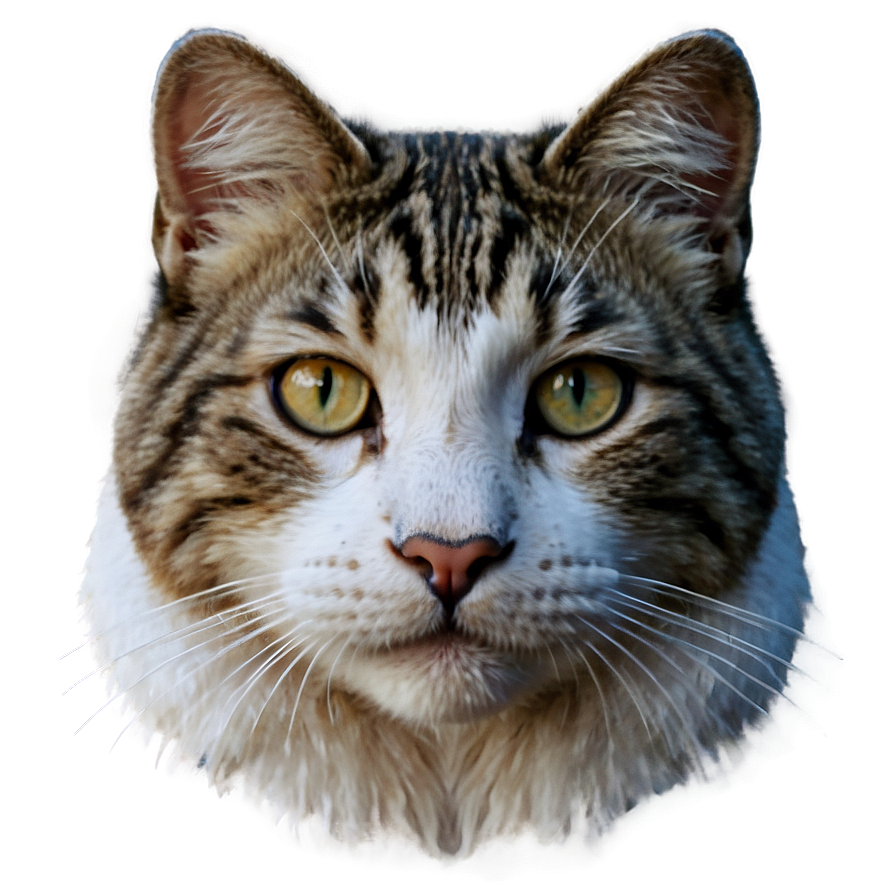 Realistic Cat Face Png Jbj55 PNG image