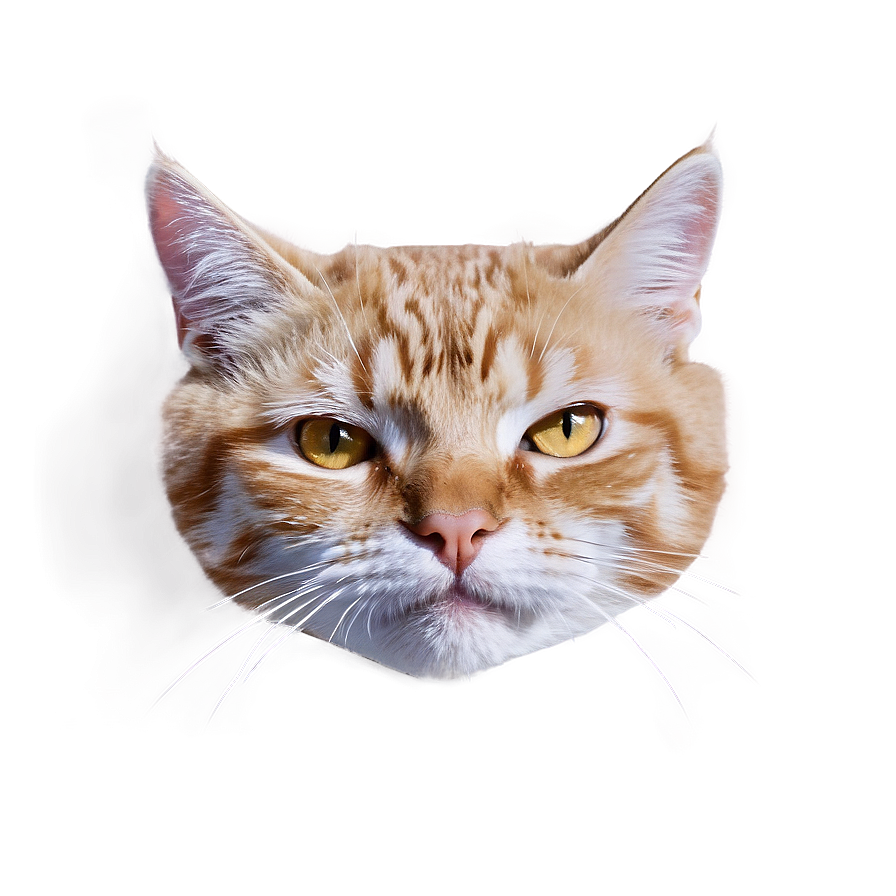 Realistic Cat Head Drawing Png Vpe53 PNG image