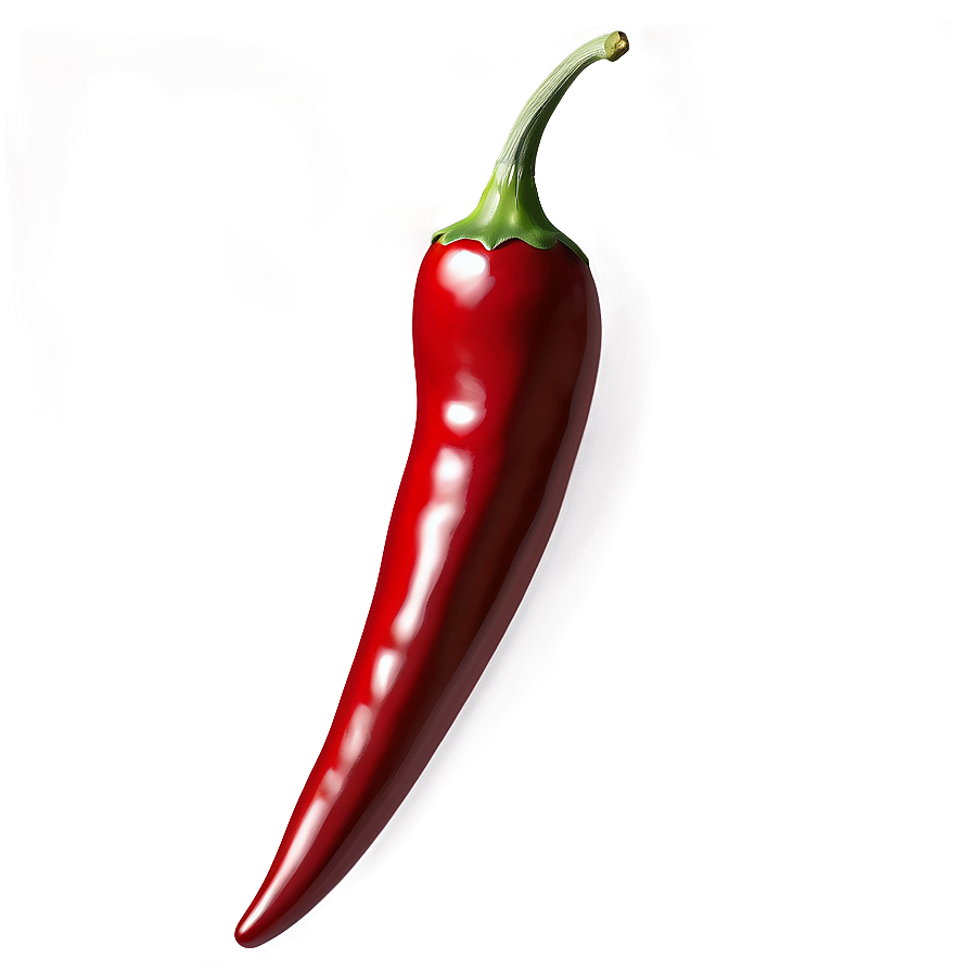 Realistic Chili Pepper Art Png 06122024 PNG image