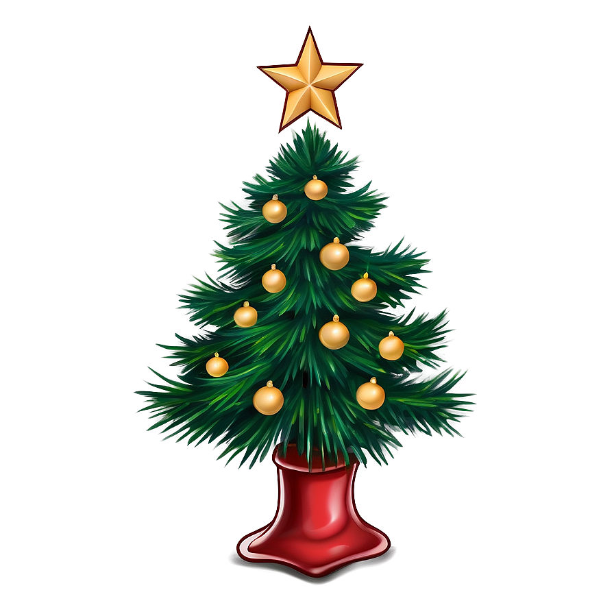 Realistic Christmas Tree Sketch Png Jsx PNG image