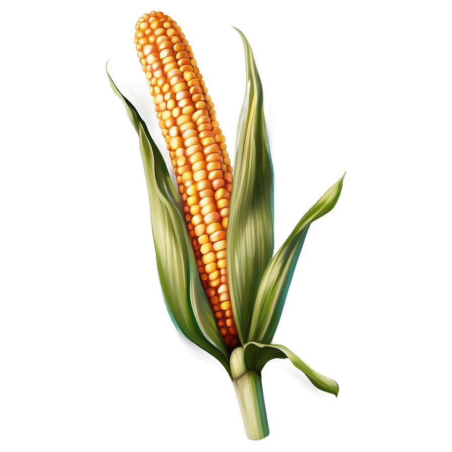 Realistic Corn Stalk Png 06122024 PNG image