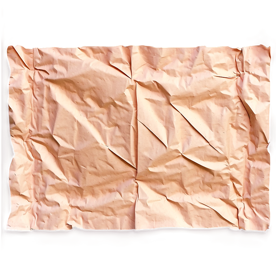 Realistic Crumpled Paper Png 05242024 PNG image