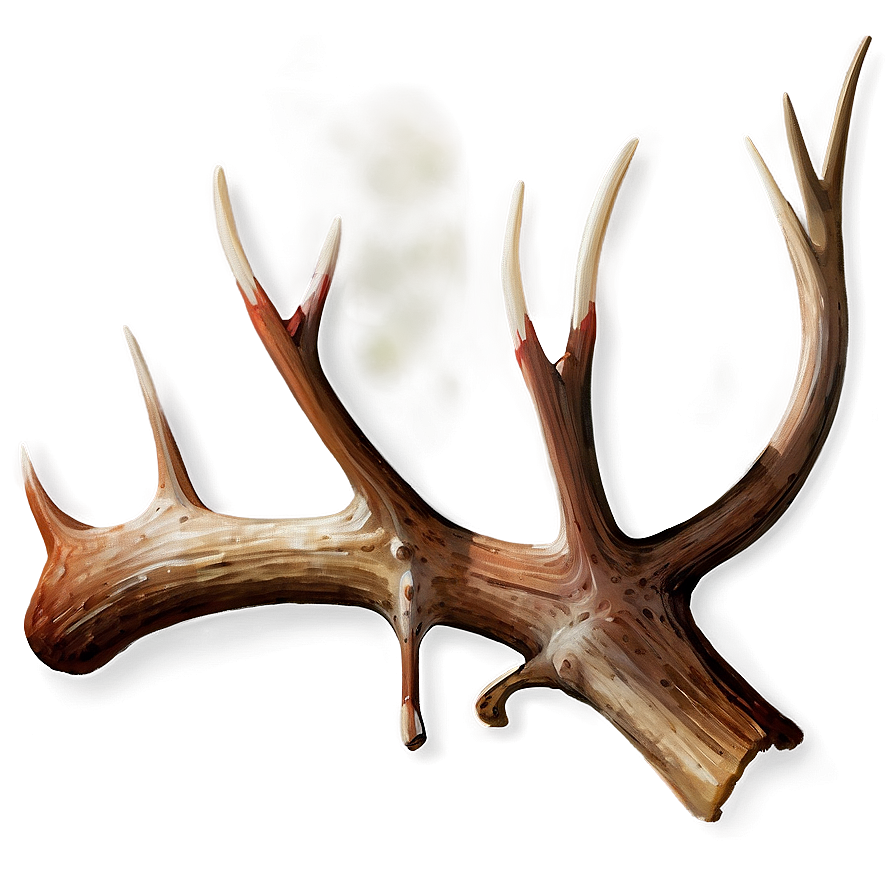 Realistic Deer Antler Drawing Png 06122024 PNG image