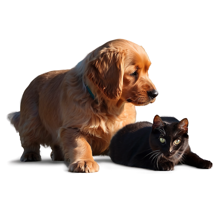 Realistic Dog And Cat Png Ejo95 PNG image