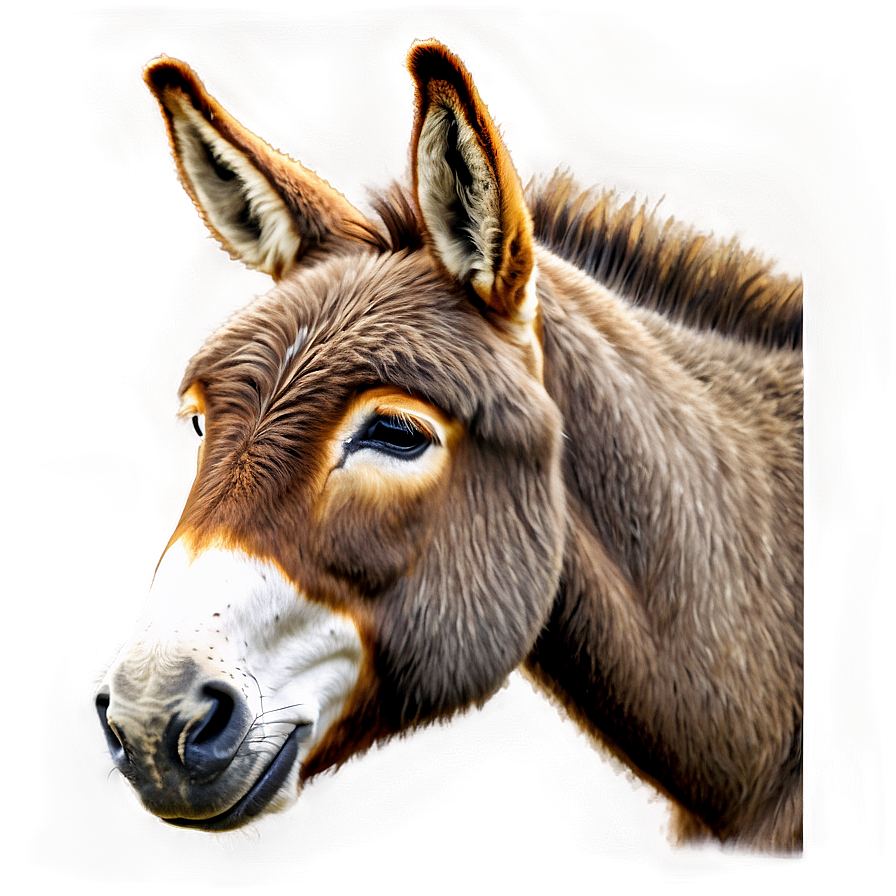 Realistic Donkey Drawing Png 23 PNG image