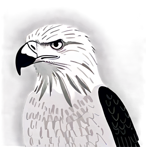 Realistic Eagle Drawing Png B PNG image