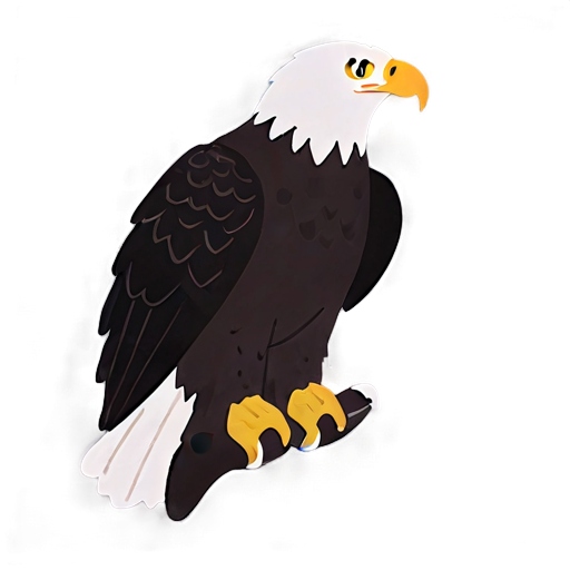Realistic Eagle Drawing Png D PNG image