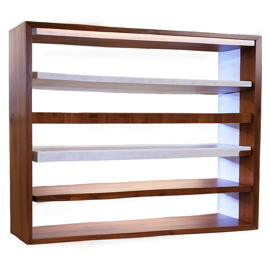 Realistic Empty Bookshelf Png 91 PNG image