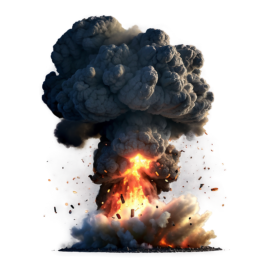 Realistic Explosion Effect Png 06122024 PNG image