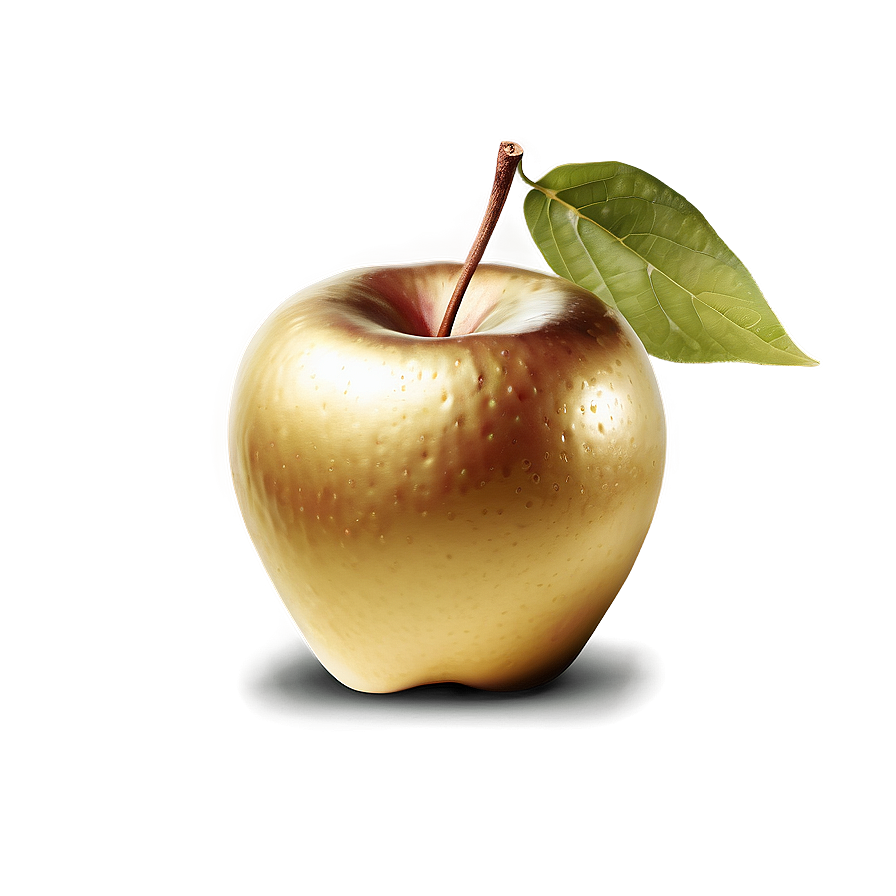 Realistic Golden Apple Image Png Gxq PNG image