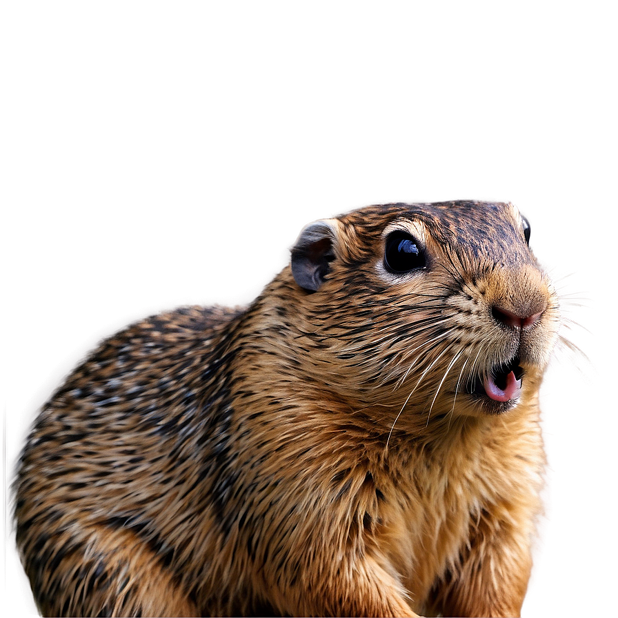 Realistic Gopher Drawing Png 8 PNG image