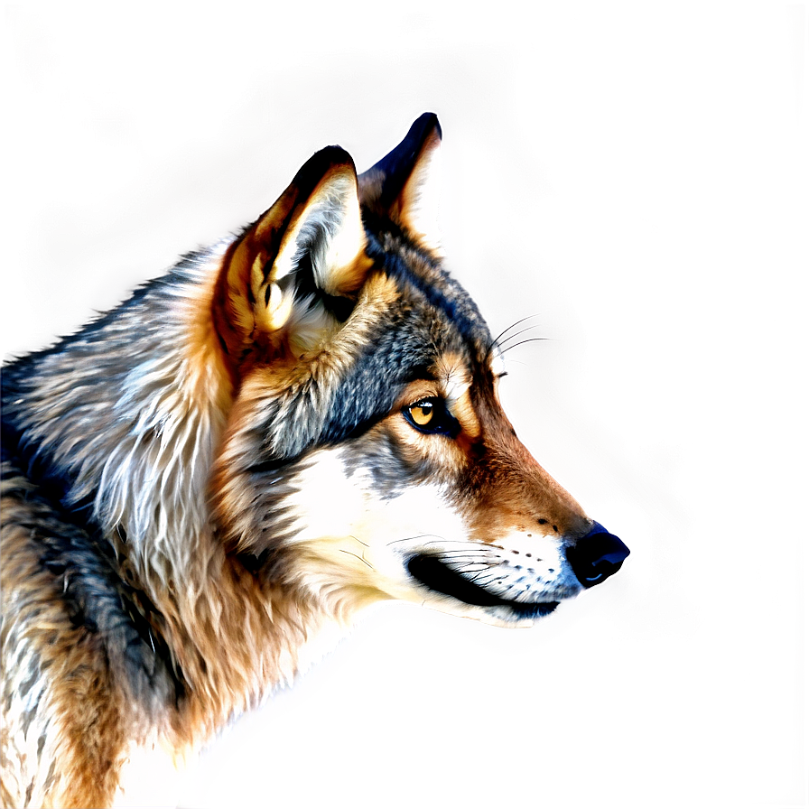 Realistic Grey Wolf Png Xlx29 PNG image