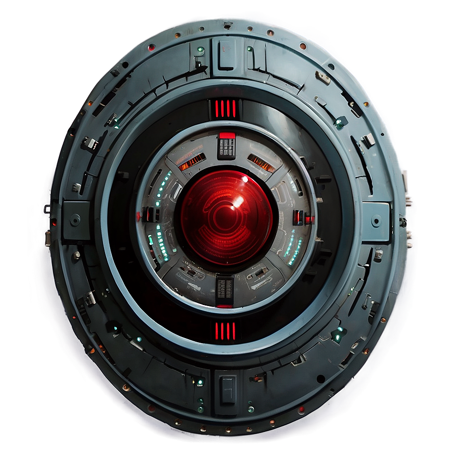 Realistic Hal 9000 Panel Png Gjs PNG image