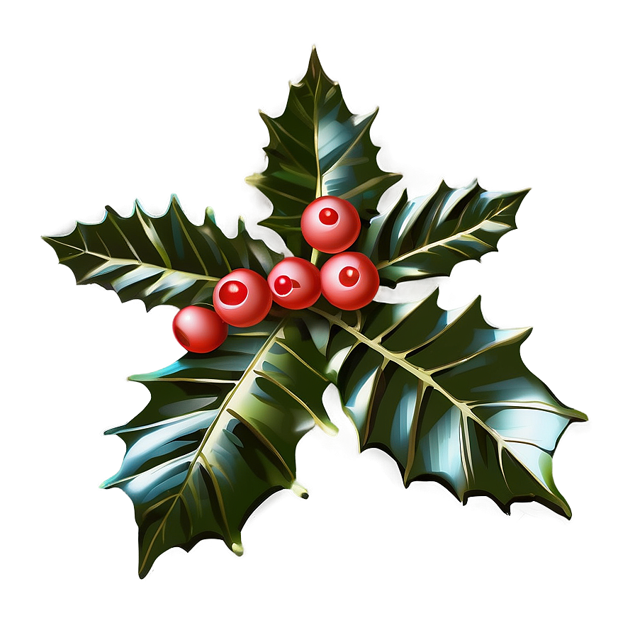 Realistic Holly Png 54 PNG image