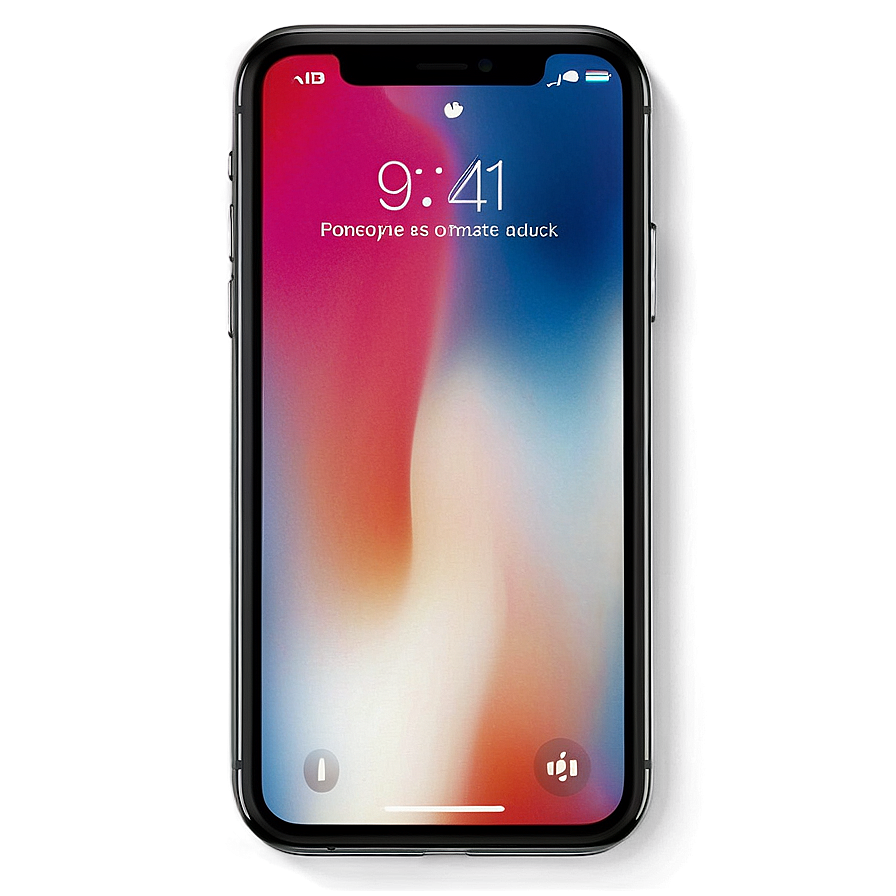 Realistic Iphone X Mockup Png Qsm PNG image