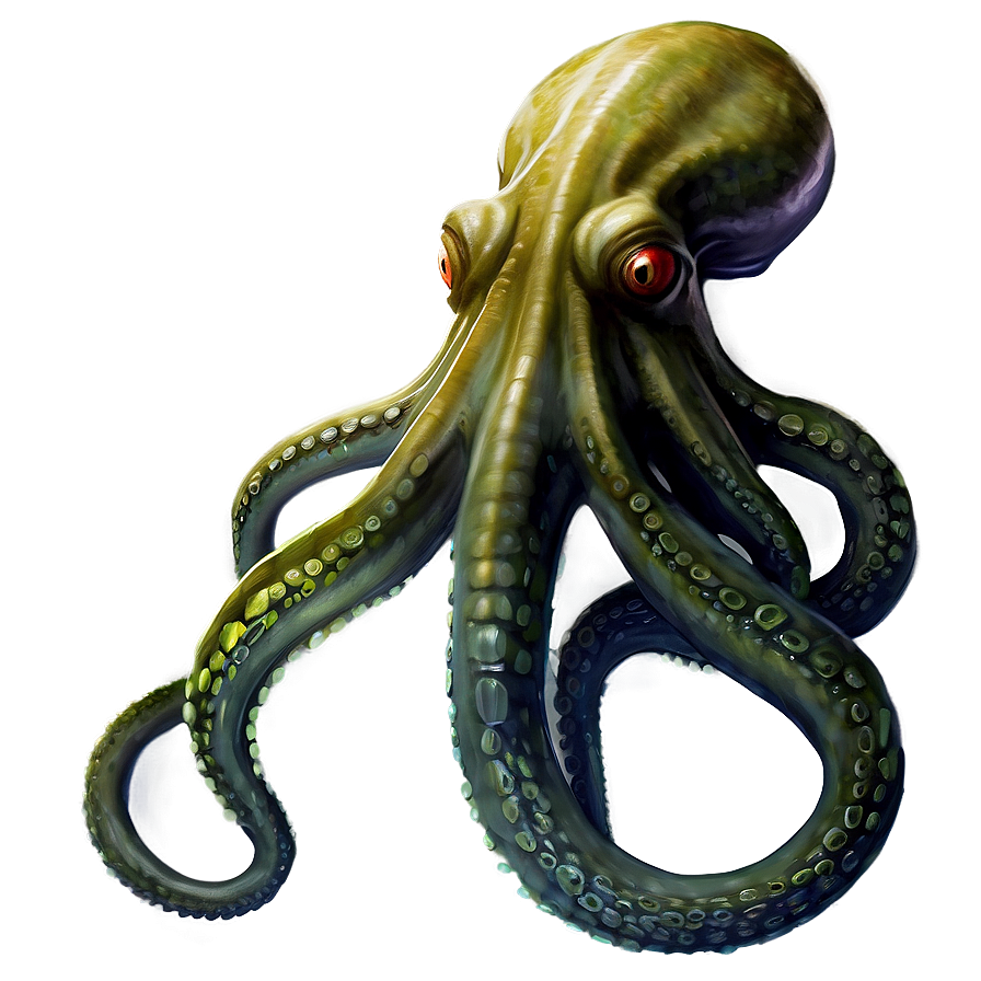 Realistic Kraken Art Png 73 PNG image